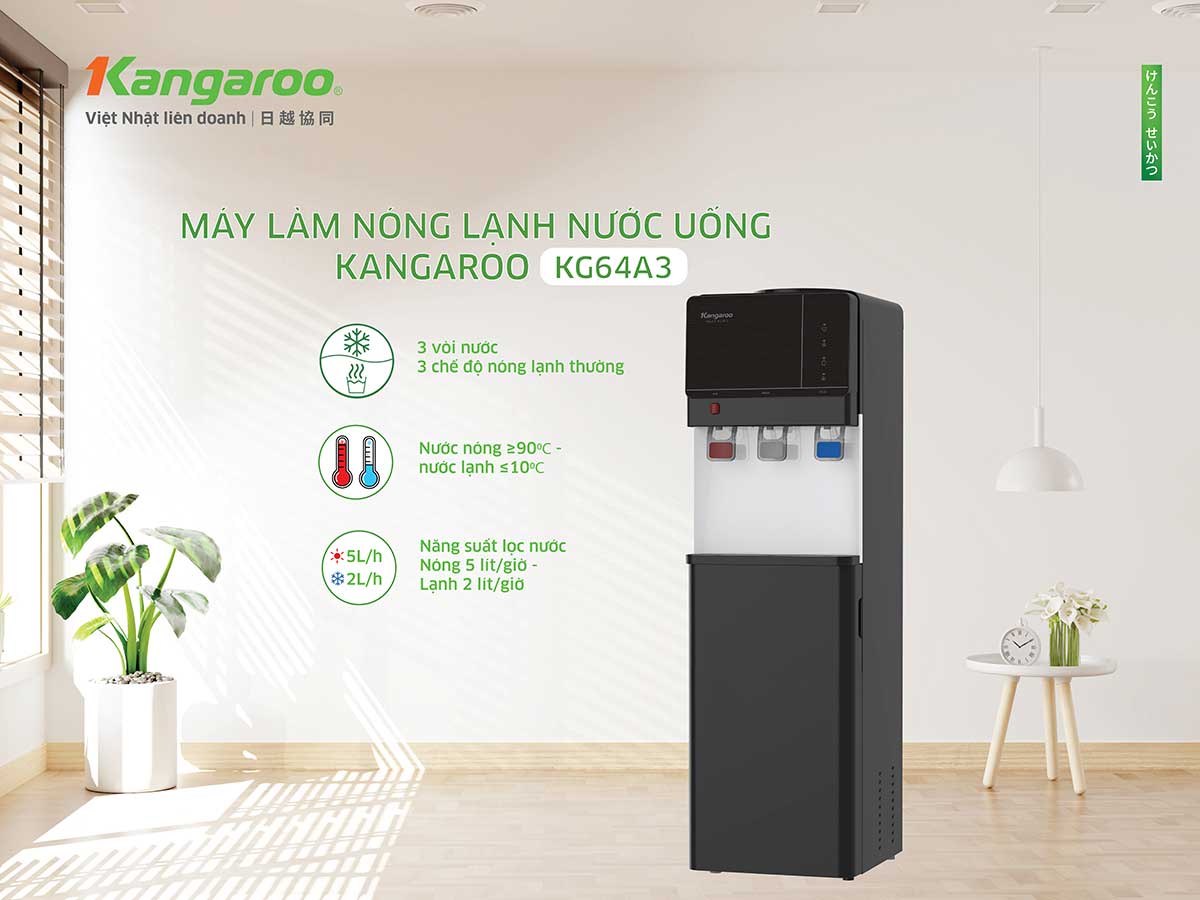 Cây nước nóng lạnh Kangaroo KG64A