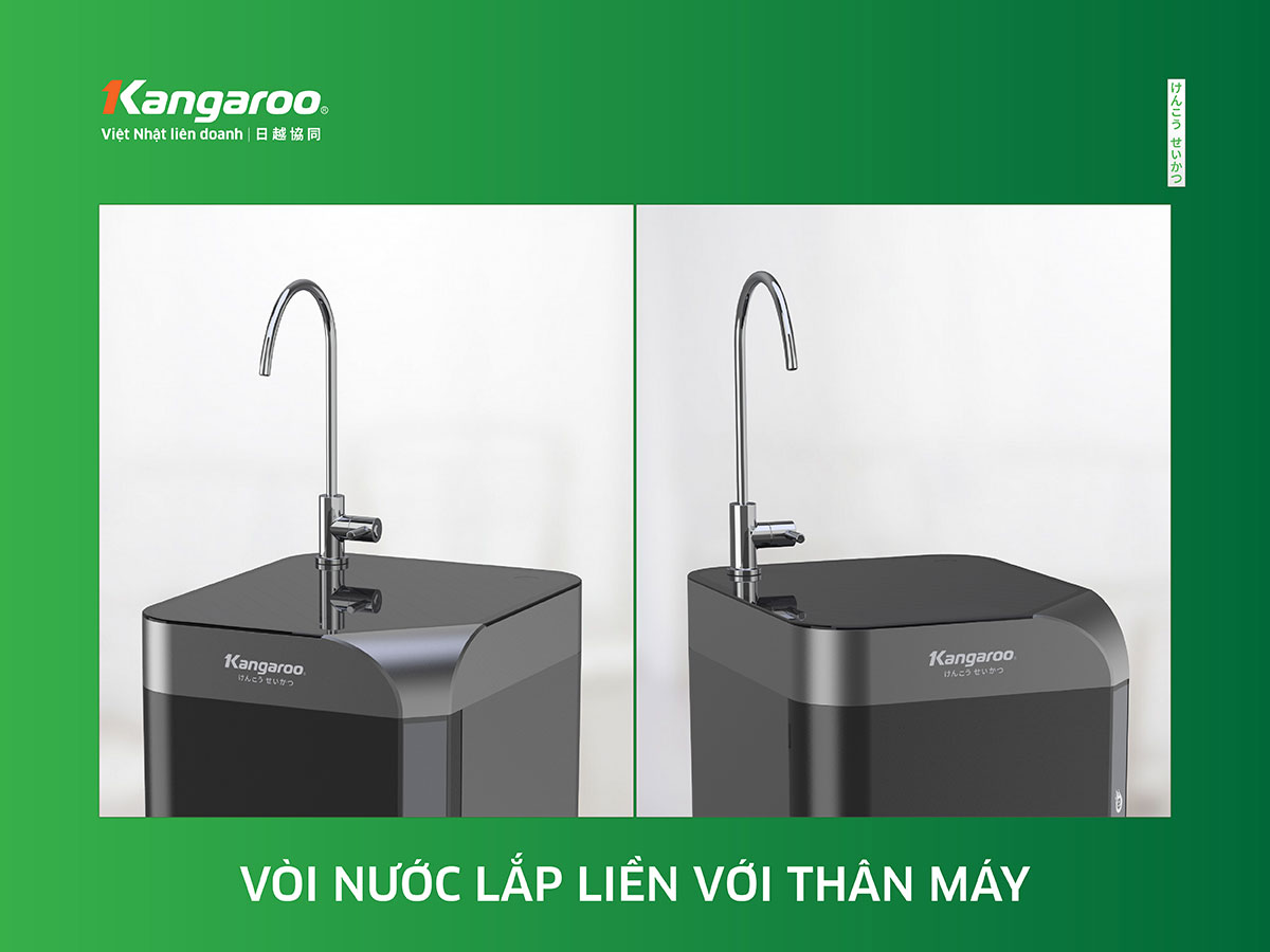 hydrogen-kg10w2 vòi nước liền thân máy