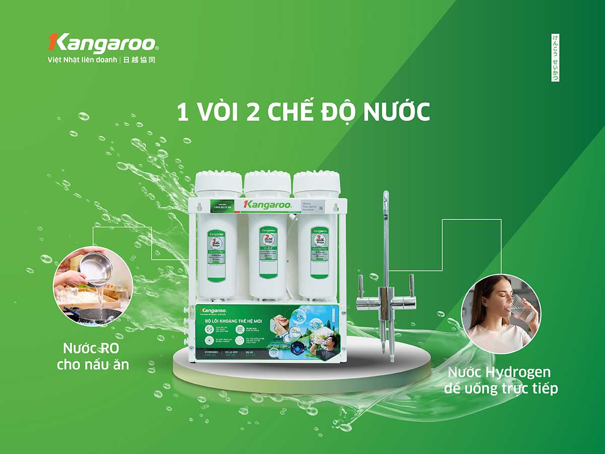 1 Vòi – 2 Chế Độ Nước